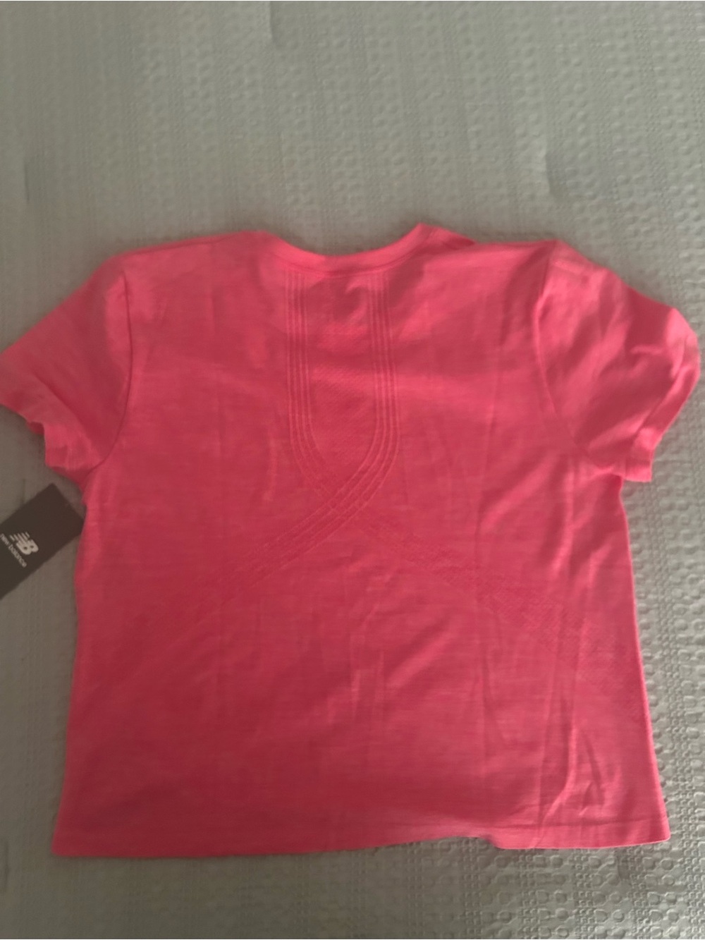 New Balance Women's Hot Pink Short Sleeve Athletic Tee